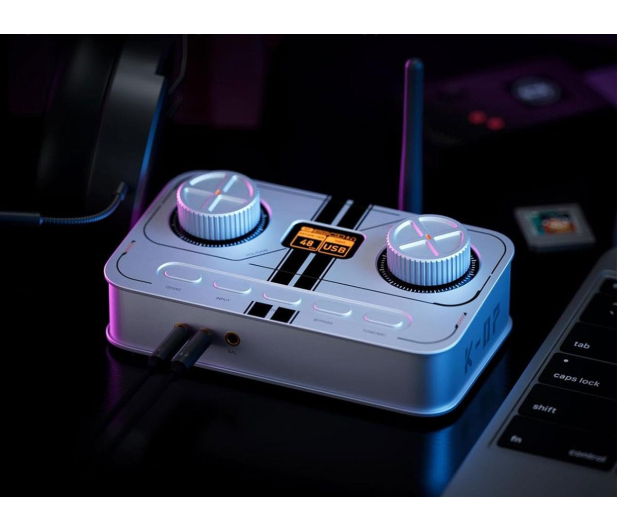 Fosi Audio Fosi Audio K7 silver - wzmacniacz słuchawkowy z DAC do HiFi - 1583295 - zdjęcie 7